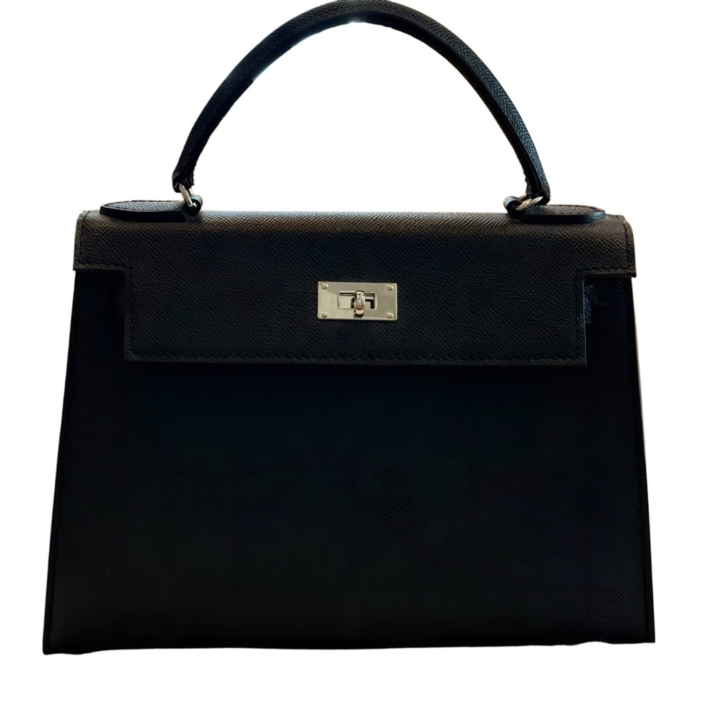 Teddy Blake Genuine Black Pebble 100% Leather Tote Shoulder Crossbody Bag NWOT